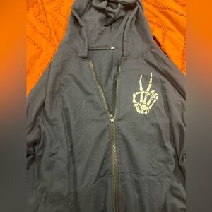 oversized Zip up sweater